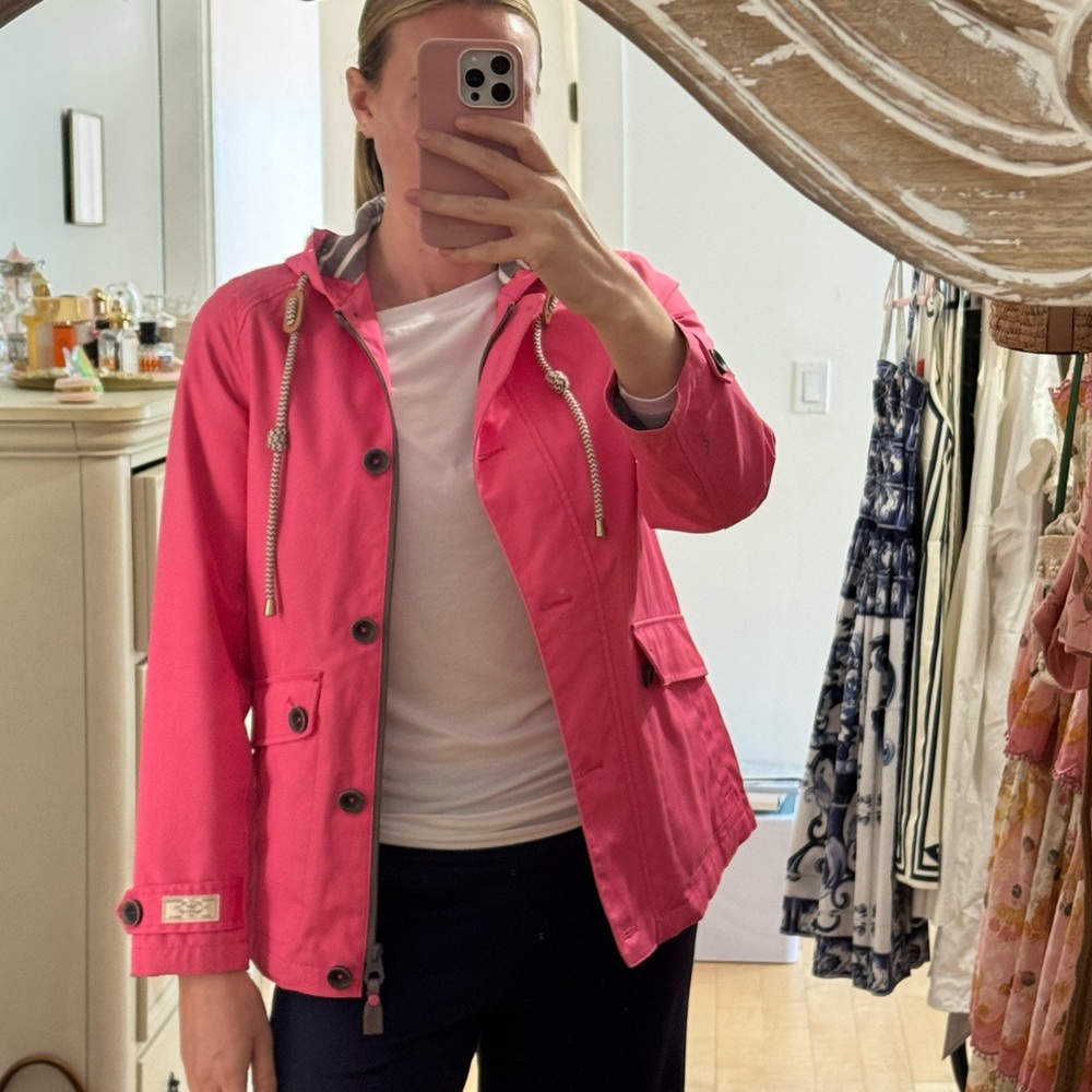 Joules Pink Rain Jacket